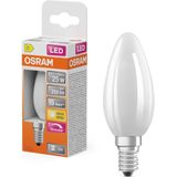 Osram - LED Lamp - Mat - E14 - Kaars B35 - Dimbaar - 1.8W (25W) - 2700K