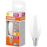 Osram - LED Lamp - Dimbaar - Mat - E14 - Kaars B35 - 2700K - 3.4W (40W)