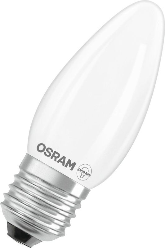 Osram - LED Lamp - E27 - Kaars B35 - Mat - 2700K - 3.4W (40W)
