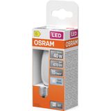 Osram - LED lamp - Mat - E27 - Kaars B35 - 4000K - 3.4W (40W)