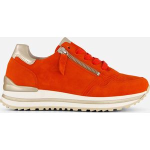 Gabor Sneakers oranje Suede - Dames - Maat 39