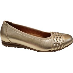 Gabor - Ballerina's - Goudkleur - Suède