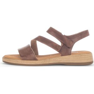 Gabor Sandalo da donna, sandali da donna, multilarghezza leggera (G), Peanut 54, 42.5 EU