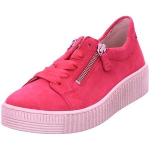 Gabor Low-Top sneakers voor dames, lage schoenen voor dames, Roze 15, 35.5 EU