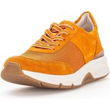 Gabor - Rollingsoft Sensitive - Dames Rollende Wandelsneaker - Oranje - Flexibel Zooldesign