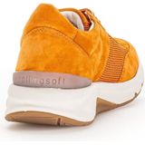 Gabor - Rollingsoft Sensitive - Dames Rollende Wandelsneaker - Oranje - Flexibel Zooldesign