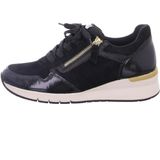 Sportschoenen - Color-Blocking - Leer/Textiel/Suède - Middelhoge Hak