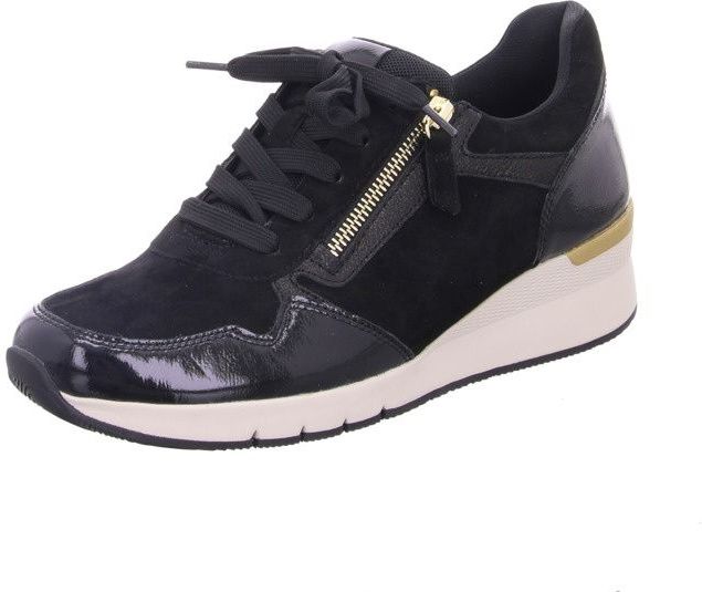 Sportschoenen - Color-Blocking - Leer/Textiel/Suède - Middelhoge Hak