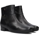 Gabor 712 Enkellaarsjes - Enkelboots met rits - Dames - Zwart - Maat 35