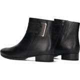 Gabor 712 Enkellaarsjes - Enkelboots met rits - Dames - Zwart - Maat 35