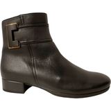 Gabor 712 Enkellaarsjes - Enkelboots met rits - Dames - Zwart - Maat 36