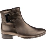 Gabor - 712 - Enkellaarsjes - Brons - Lakleer - Blokhak 3 cm