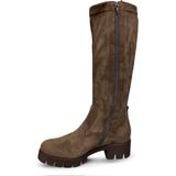 Gabor - Taupe Sport Laars met Rits - Nubuk - Functionele Rits - Verwijderbare Binnenzool