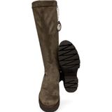 Gabor - Taupe Sport Laars met Rits - Nubuk - Functionele Rits - Verwijderbare Binnenzool