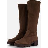 Gabor - Taupe Sport Laars met Rits - Nubuk - Functionele Rits - Verwijderbare Binnenzool