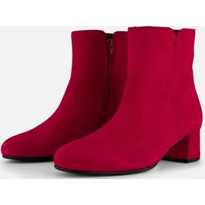 Gabor Enkellaarsjes rood Suede - Dames - Maat 37.5