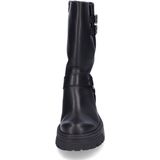 Gabor - Bikerboots - Zwart - Glad Leer - Fleece Voering - Blokhak