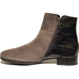 Gabor - 714.1 - Enkellaarsjes - Bruin - Suède met Panterprint