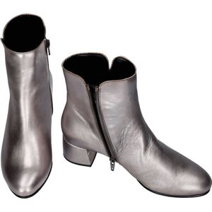 Gabor -Dames - zilver - enkellaarzen