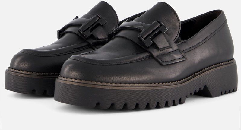 Loafers - Smog - Leer - Rubber