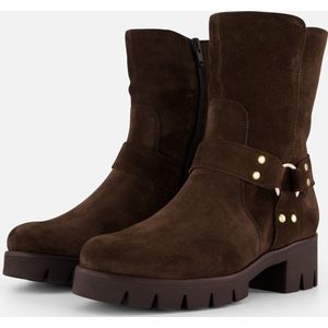 Gabor Enkellaarsjes bruin Suede - Dames