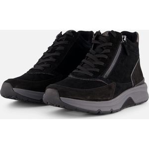 Gabor Rollingsoft Veterboots - Zwart Suede