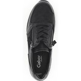 Gabor - Schoenen - Dames - Zwart - Leer - Comfortabele Sneakers