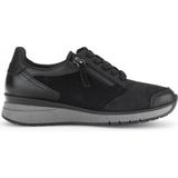 Gabor - Schoenen - Dames - Zwart - Leer - Comfortabele Sneakers