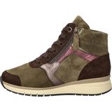 Gabor - 56.708 Veterschoenen - Oliv/Choco - Microfiber