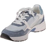 Gabor - Dames Sneaker - Weiss/Panna/Blue - Leer/Textiel/Mesh