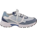 Gabor - Dames Sneaker - Weiss/Panna/Blue - Leer/Textiel/Mesh