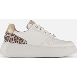 Gabor Leopard Sneakers wit Leer - Dames - Maat 38.5