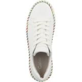 Sneakers - Effen - Leer - Met Plateau - Flexibele Zool