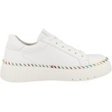 Sneakers - Effen - Leer - Met Plateau - Flexibele Zool