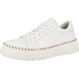 Sneakers - Effen - Leer - Met Plateau - Flexibele Zool