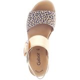 Gabor - 64.550.32 - Sandalen - Goud - Leopard/Satin Metallic