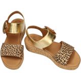 Gabor - 64.550.32 - Sandalen - Goud - Leopard/Satin Metallic