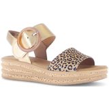 Gabor - 64.550.32 - Sandalen - Goud - Leopard/Satin Metallic