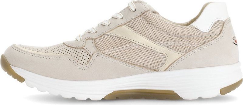 Gabor - Sneakers - Beige - Nubuck/Mesh - Rollingsoft-technologie