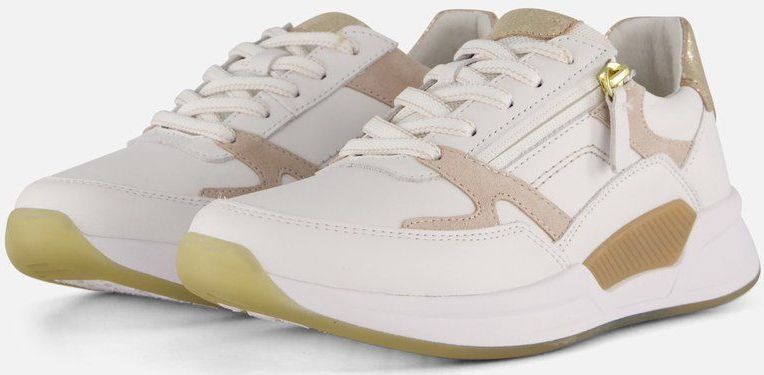 Gabor Rollingsoft Sneakers - Wit Leer - Dames