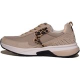 Gabor - Rollingsoft Sneaker - Beige Print - Leer/Textiel