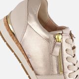 GABOR - Sneakers - Beige / Bruin / Zwart / Wit - Dierenprint - Leer