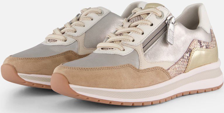 Gabor - Comfort Optifit - Sneakers - Zwart - Suède en Leer