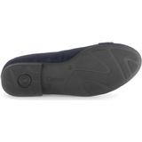 Ballerina - Effen - Leer/Suède - Platte Hak - Flexibele Zool