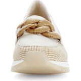 Gabor Slipper, Keilabsatz, Ballerina, Frühlingsschuh mit bezogener Zierkette