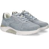 Gabor - Rollingsoft - Dames Sneaker - Licht Blauw - Suède en Textiel