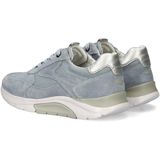 Gabor - Rollingsoft - Dames Sneaker - Licht Blauw - Suède en Textiel