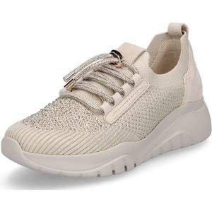 Gabor dames sportschoenen beige glitter