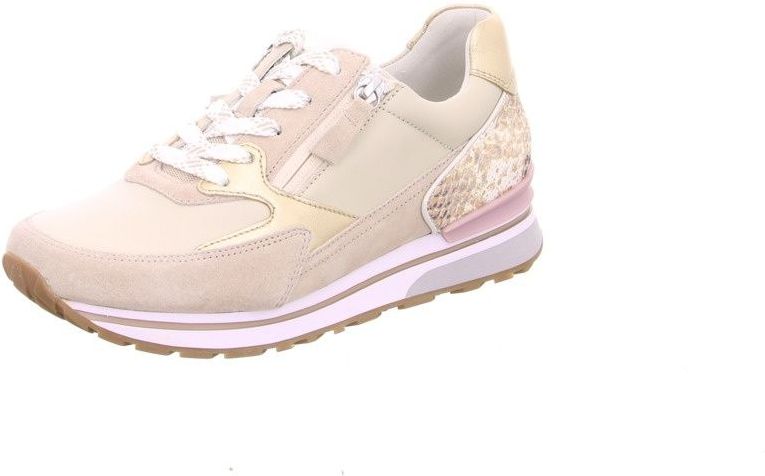 Gabor - Sneakers Laag - Beige - Textiel