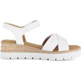 Gabor - Comfort 62.704.61 - Sleehak Sandaal - Wit - G-Wijdte